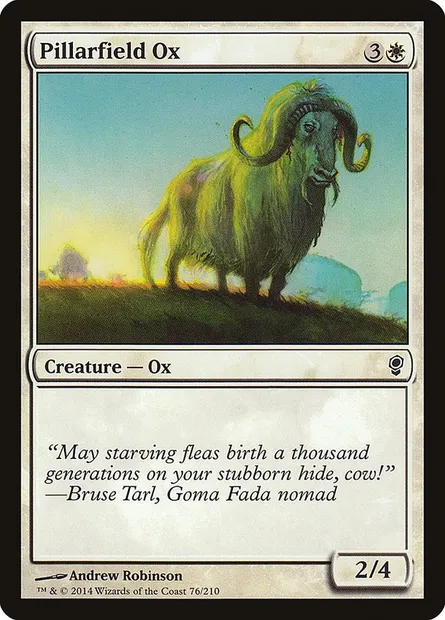 Pillarfield Ox, Magic card CNS 76 — Conspiracy set