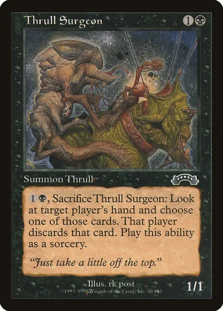 Thrull Surgeon, Magic card EXO 76 — Exodus set