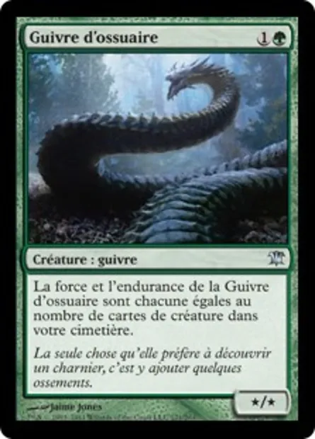 Guivre d'ossuaire, carte Magic ISD 171 — extension Innistrad