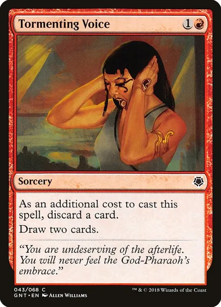 Tormenting Voice, Magic card GNT 43 — Game Night set