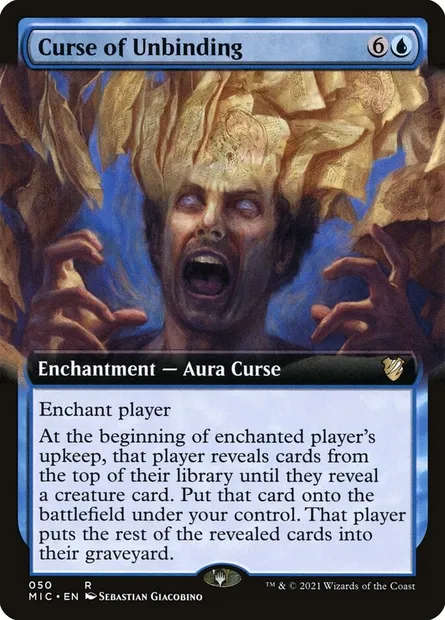 Curse of Unbinding, Magic card MIC 50 — Midnight Hunt Commander set