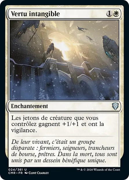 Vertu intangible, carte Magic CMR 24 — extension Commander Legends