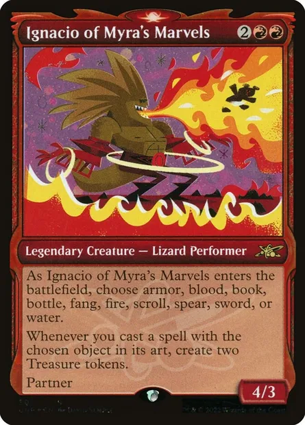 Ignacio of Myra's Marvels, carte Magic UNF 501 — extension Unfinity