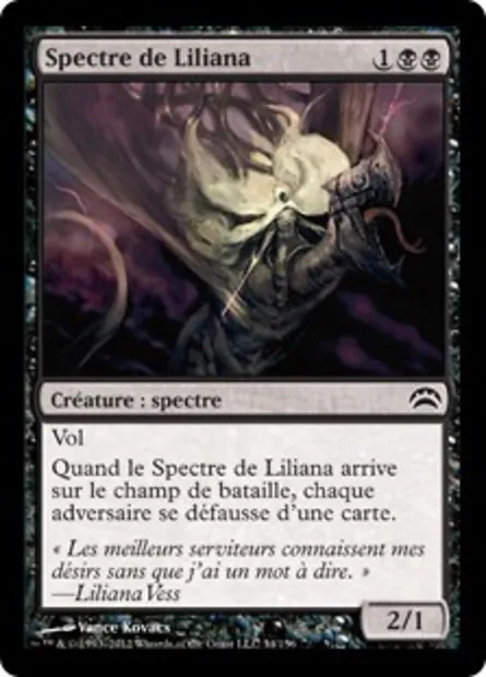 Spectre de Liliana, carte Magic PC2 34 — extension Planechase 2012
