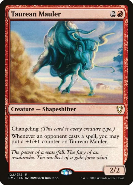 Taurean Mauler, Magic card CM2 122 — Commander Anthology Volume II set