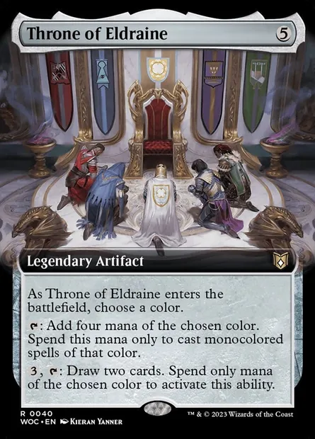 Throne of Eldraine, carte Magic WOC 40 — extension Wilds of Eldraine Commander