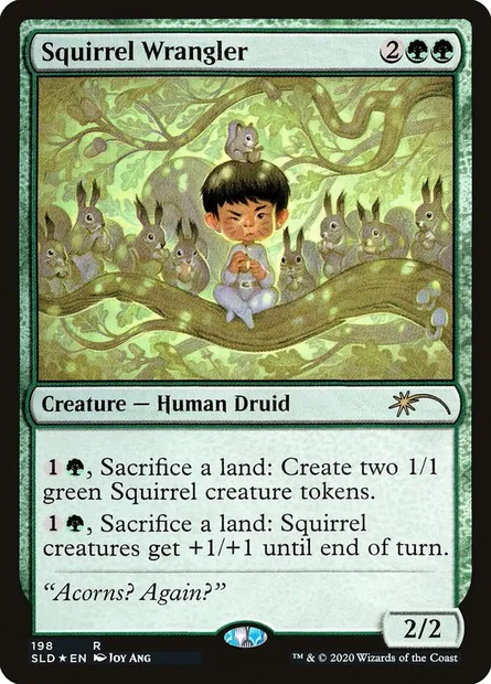 Squirrel Wrangler, Magic card SLD 198 — Secret Lair Drop set