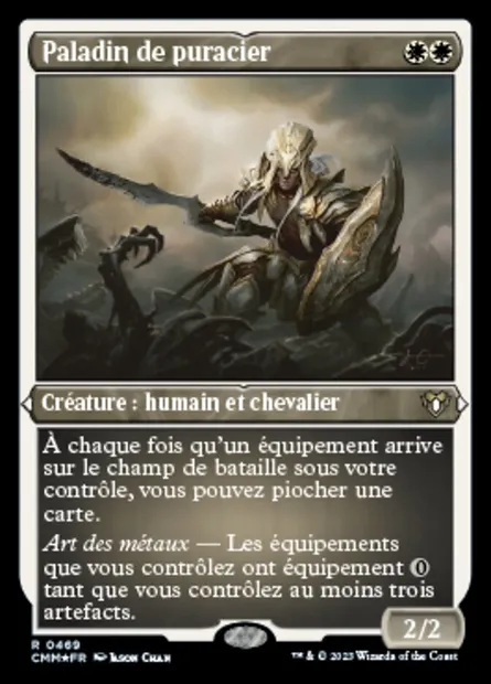 Paladin de puracier, carte Magic CMM 469 — extension Commander Masters