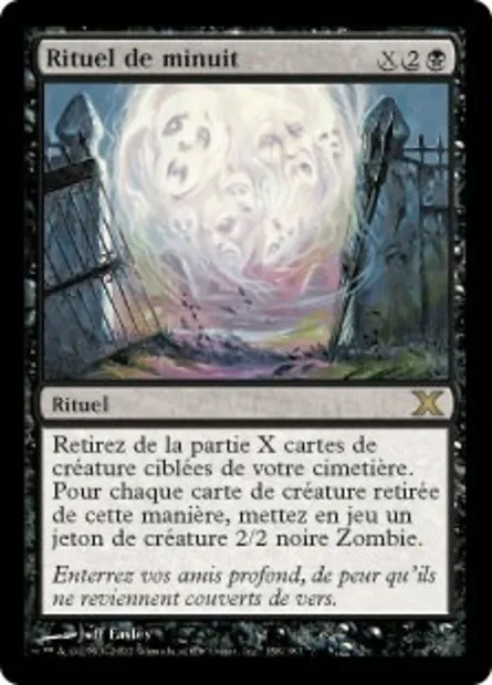 Rituel de minuit, carte Magic 10E 158 — extension Dixième édition