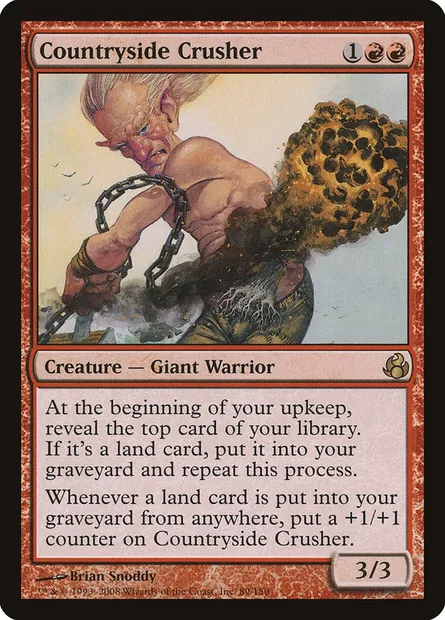 Countryside Crusher, Magic card MOR 89 — Morningtide set