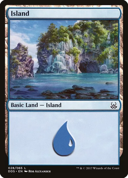 Island, Magic card DDS 28 — Duel Decks: Mind vs. Might set