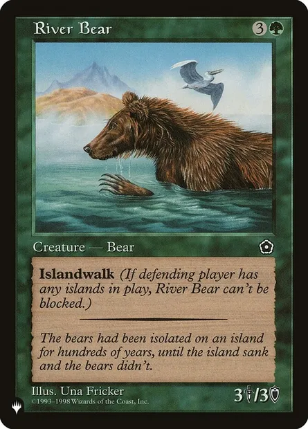 River Bear, Magic card P 02-144 — The List set