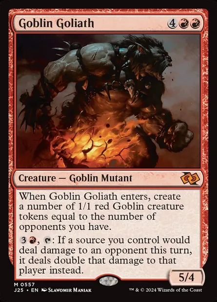 Goblin Goliath, Magic card J25 557 — Foundations Jumpstart set