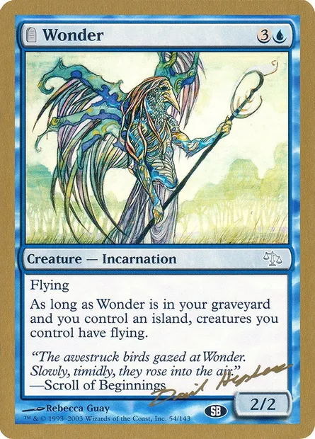 Wonder, Magic card WC03 dh54sb — World Championship Decks 2003 set