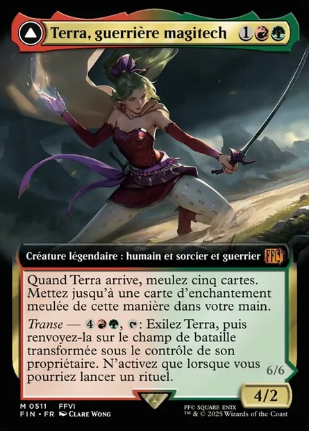 Terra, Magical Adept // Esper Terra, carte Magic FIN 511 — extension Final Fantasy