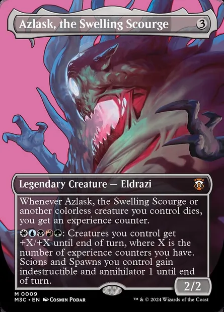 Azlask, the Swelling Scourge, Magic card M3C 9 — Modern Horizons 3 Commander set