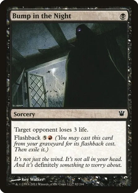 Bump in the Night, Magic card ISD 92 — Innistrad set