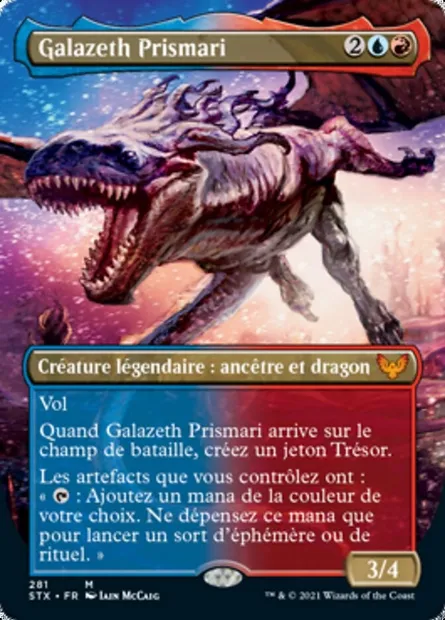 Galazeth Prismari, carte Magic STX 281 — extension Strixhaven: l'Académie des Mages