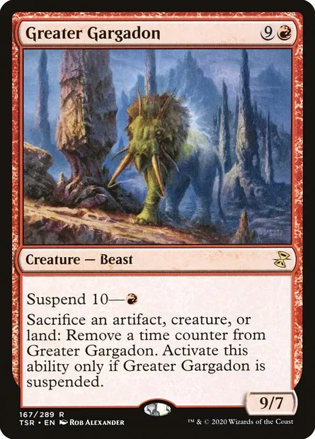Greater Gargadon, Magic card TSR 167 — Time Spiral Remastered set