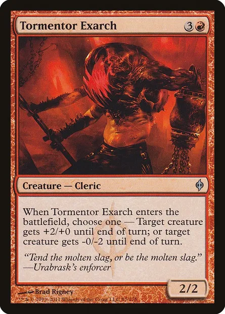 Tormentor Exarch, Magic card NPH 97 — New Phyrexia set