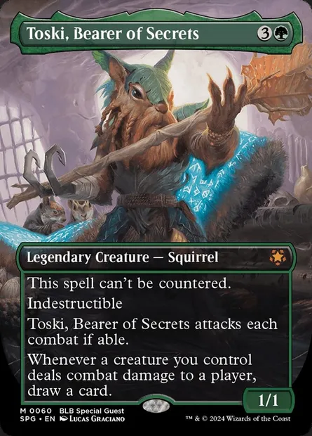Toski, Bearer of Secrets, Magic card SPG 60 — Special Guests set