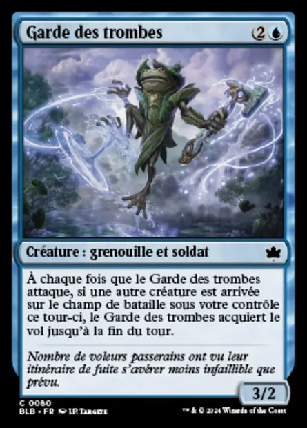 Garde des trombes, carte Magic BLB 80 — extension Bloomburrow