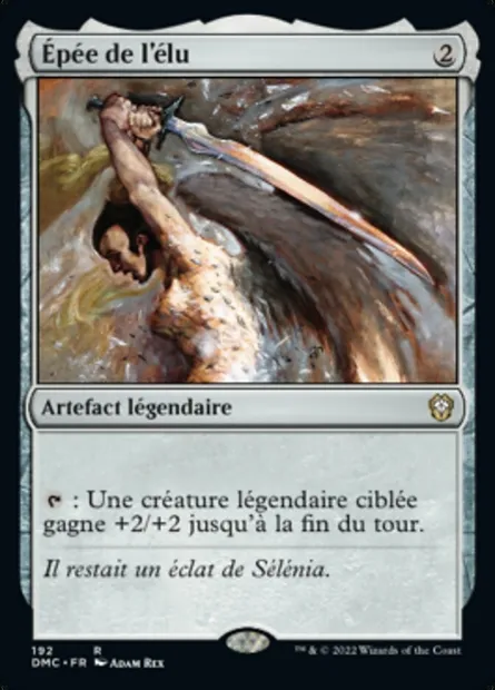 Épée de l'élu, carte Magic DMC 192 — extension Dominaria United Commander