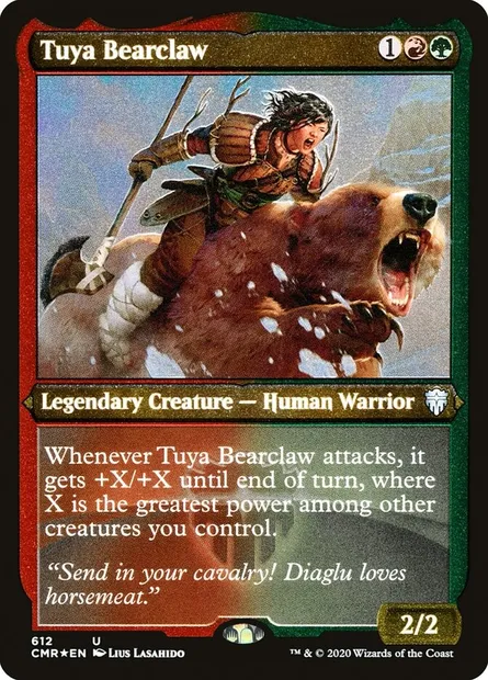 Tuya Bearclaw, Magic card CMR 612 — Commander Legends set