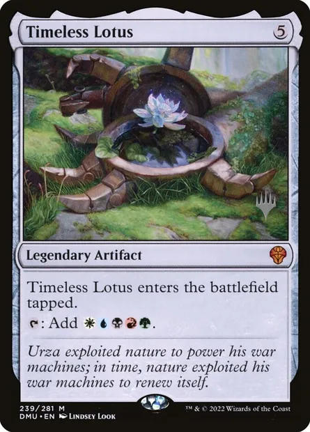 Timeless Lotus, Magic card PDMU 239p — Dominaria United Promos set