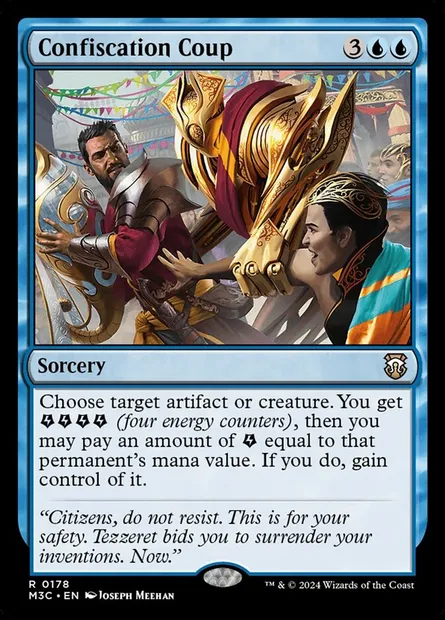 Confiscation Coup, Magic card M3C 178 — Modern Horizons 3 Commander set