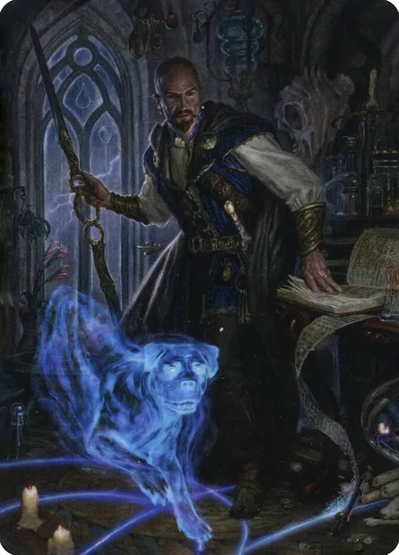 Mordenkainen // Mordenkainen, Magic card AAFR 75 — Adventures in the Forgotten Realms Art Series set