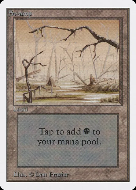 Marais, carte Magic 2ED 295 — extension Unlimited Edition