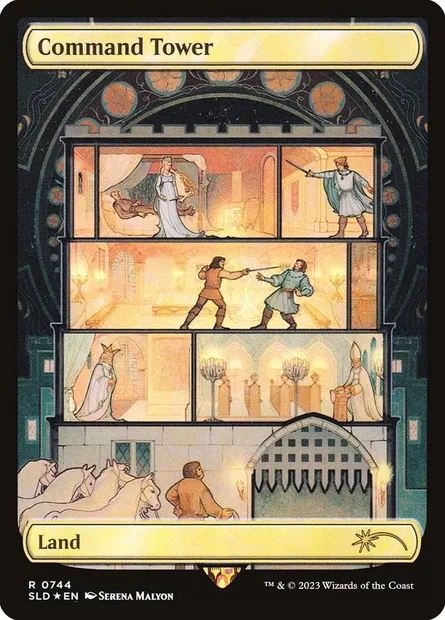 Tour de commandement, carte Magic SLD 744 — extension Secret Lair Drop