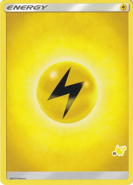 Lightning Energy, Pokémon card BA20 21p — Battle Academy 2020 set