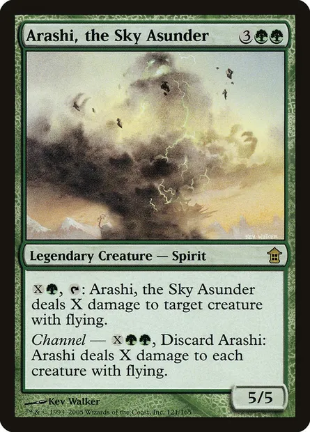 Arashi, the Sky Asunder, Magic card SOK 121 — Saviors of Kamigawa set