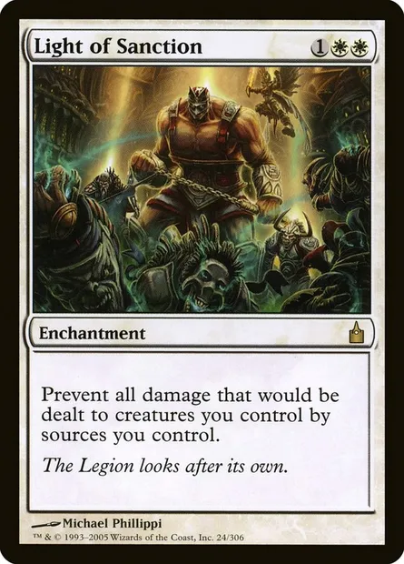 Light of Sanction, Magic card RAV 24 — Ravnica: City of Guilds set