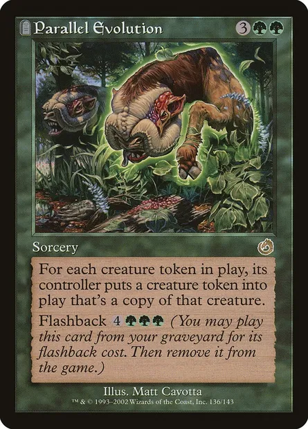 Parallel Evolution, Magic card TOR 136 — Torment set