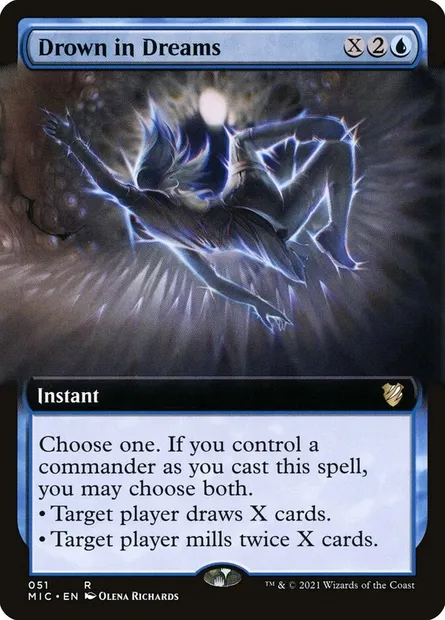Drown in Dreams, Magic card MIC 51 — Midnight Hunt Commander set