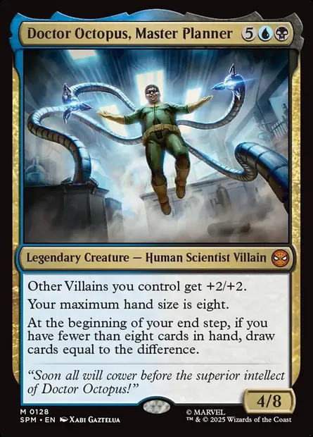 Doctor Octopus, Master Planner, Magic card SPM 128 — Marvel's Spider-Man set