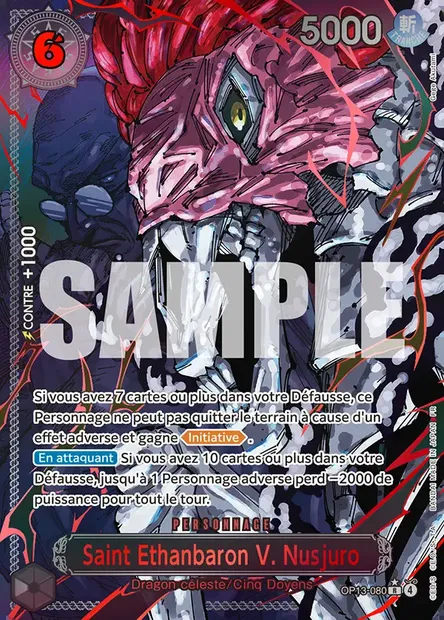 Saint Ethanbaron V. Nusjuro, carte One Piece OP13-080 — extension SUCCESSEURS