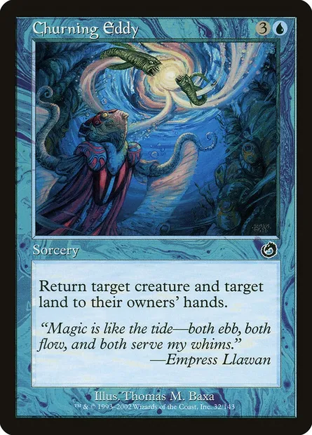 Churning Eddy, Magic card TOR 32 — Torment set