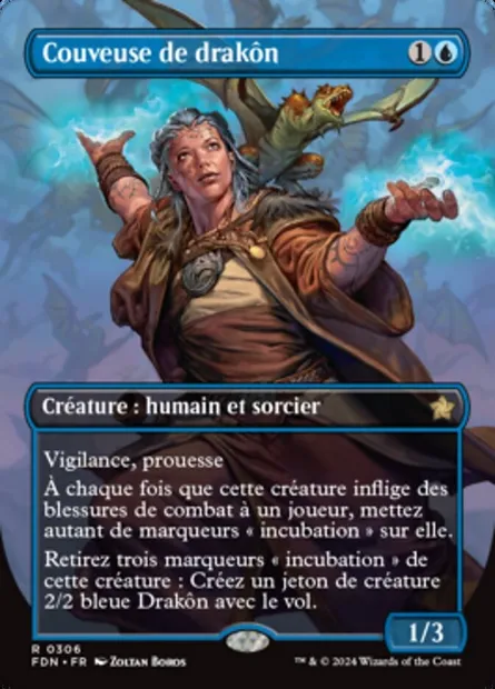 Couveuse de drakôn, carte Magic FDN 306 — extension Foundations