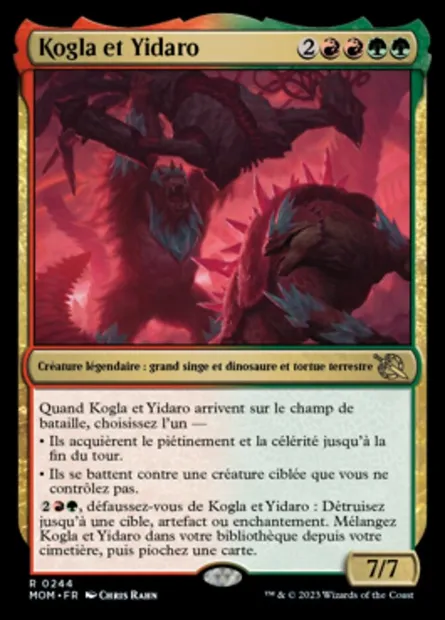 Kogla et Yidaro, carte Magic MOM 244 — extension L'invasion des machines