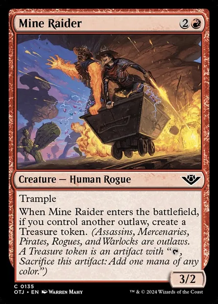 Mine Raider, Magic card OTJ 135 — Outlaws of Thunder Junction set