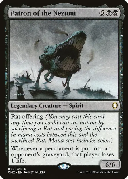 Patron des nezumi, carte Magic CM2 72 — extension Commander Anthology Volume II