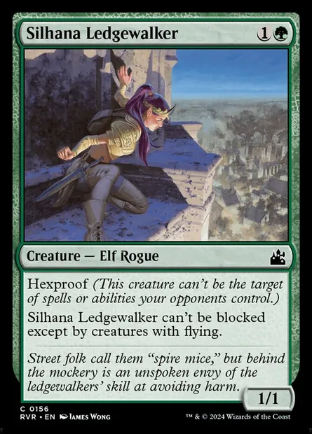 Silhana Ledgewalker, Magic card RVR 156 — Ravnica Remastered set