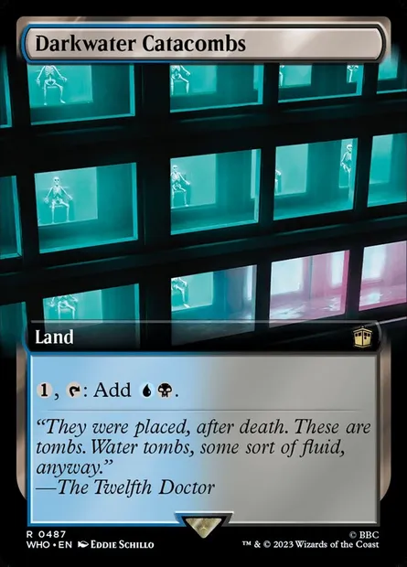 Darkwater Catacombs, Magic card WHO 487 — Doctor Who set