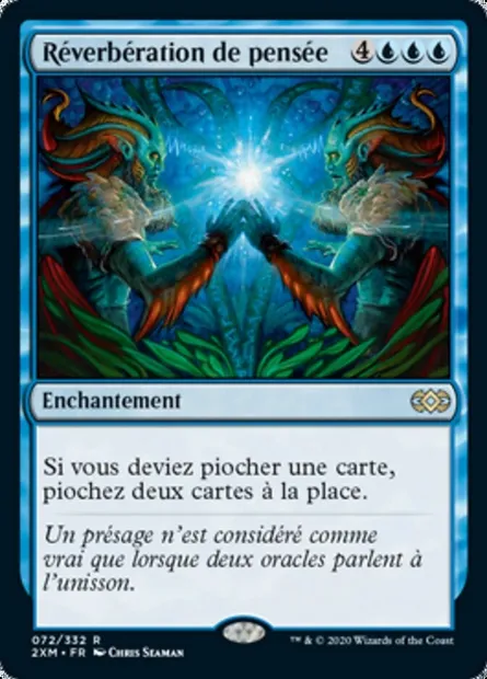 Réverbération de pensée, carte Magic 2XM 72 — extension Double Masters