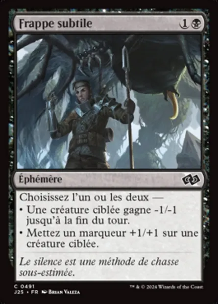 Frappe subtile, carte Magic J25 491 — extension Foundations Jumpstart