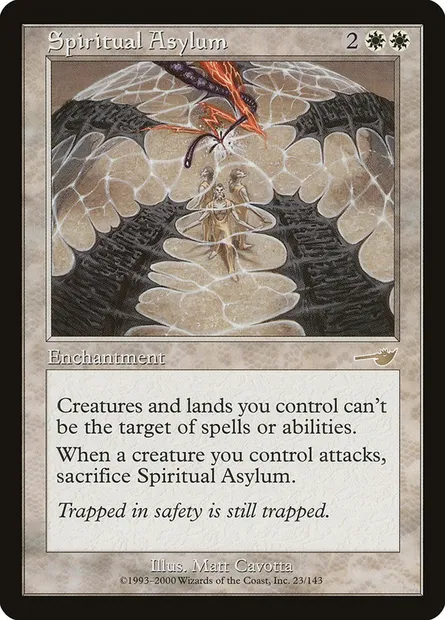 Spiritual Asylum, Magic card NEM 23 — Nemesis set